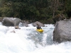 Holyford - Marian creek run: me in one of the rapids