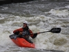 Prague Whitewater Rodeo 2008: Maria playing quitar after her 2nd ride