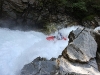 Defereggenbach - Wasserfallstrecke: George ve vodní tříšti na druhym dropu