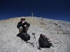 Tongariro National Park: Mt. Ruapehu - snack at the Dome Shelter