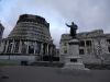 Wellington: the Beehive and the Parliament