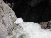 [:cz]Upper Travo: hrana nesjízdného vodopádu v půli úseku [:en]Upper Travo: edge of an unrunnable waterfall in the middle of the run