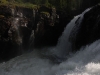 Morkedola: vodopád pod vysedáním 