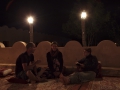 Wadiba sands: večerní kávička před první nocí v poušti 