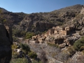 Opuštěná vesnice ve Wadi Bani Habib 